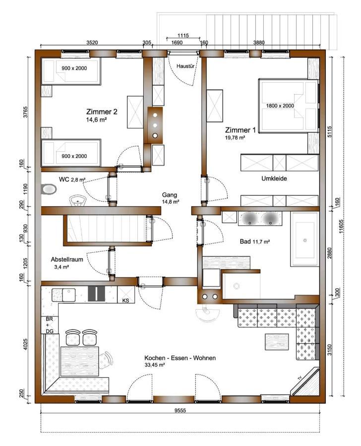 Ferien Am Sonnberg Apartment อุนเคน ภายนอก รูปภาพ